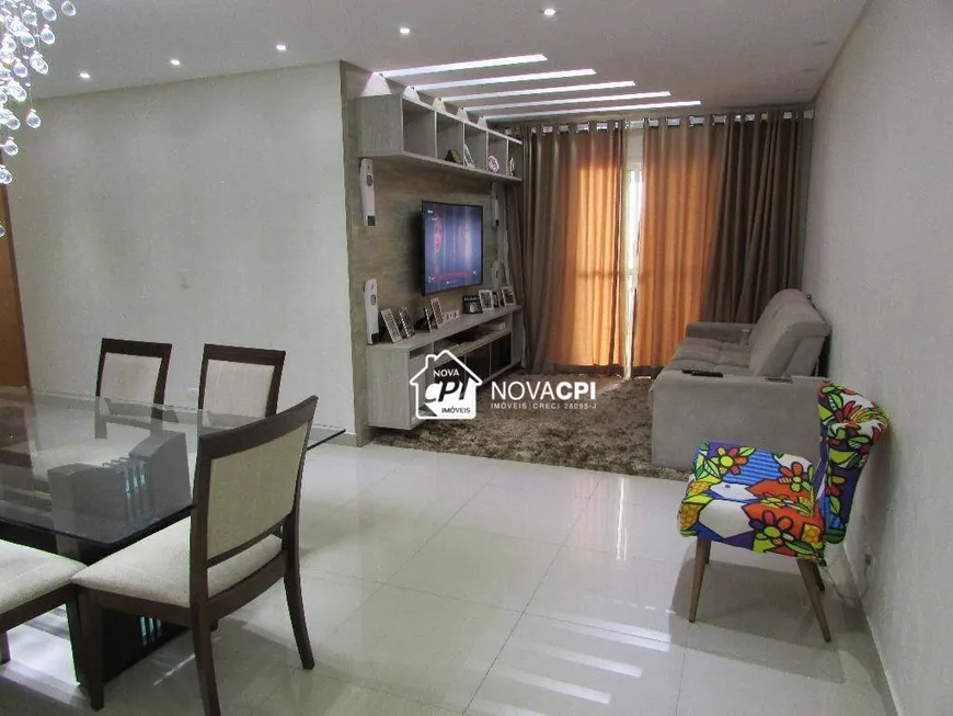 Foto 1 de Apartamento com 3 Quartos à venda, 136m² em Aviação, Praia Grande