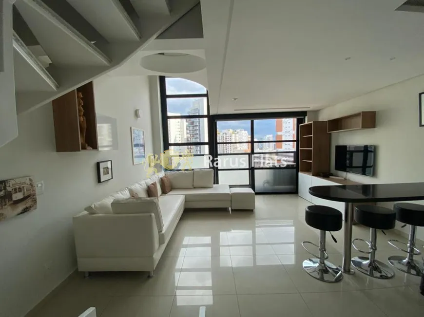 Foto 1 de Flat com 1 Quarto à venda, 50m² em Vila Olímpia, São Paulo