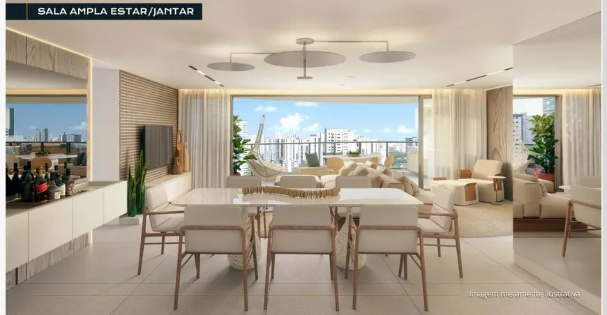 Foto 1 de Apartamento com 4 Quartos à venda, 145m² em Parnamirim, Recife