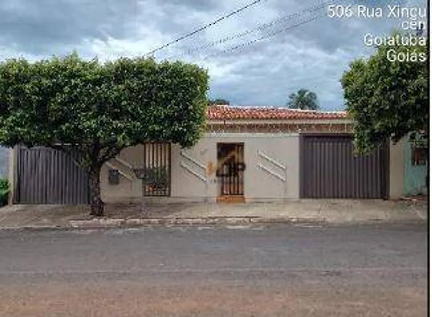 Foto 1 de Casa com 3 Quartos à venda, 288m² em Setor Central, Goiatuba