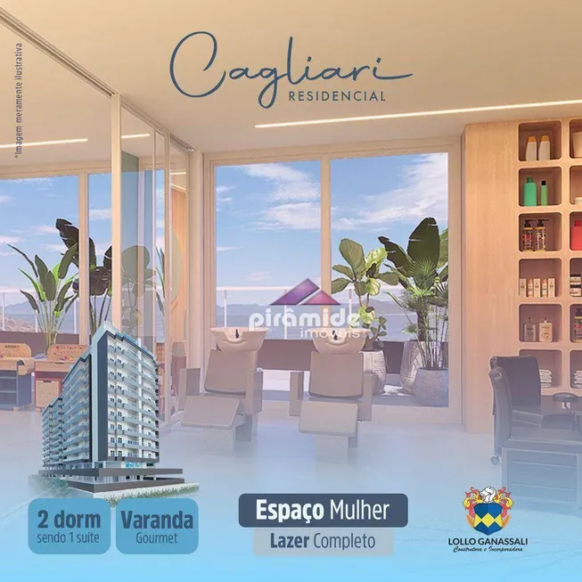 Foto 1 de Apartamento com 2 Quartos à venda, 71m² em Massaguaçu, Caraguatatuba