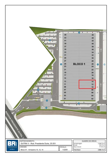 Foto 1 de Galpão/Depósito/Armazém para alugar, 1800m² em Queimados, Queimados