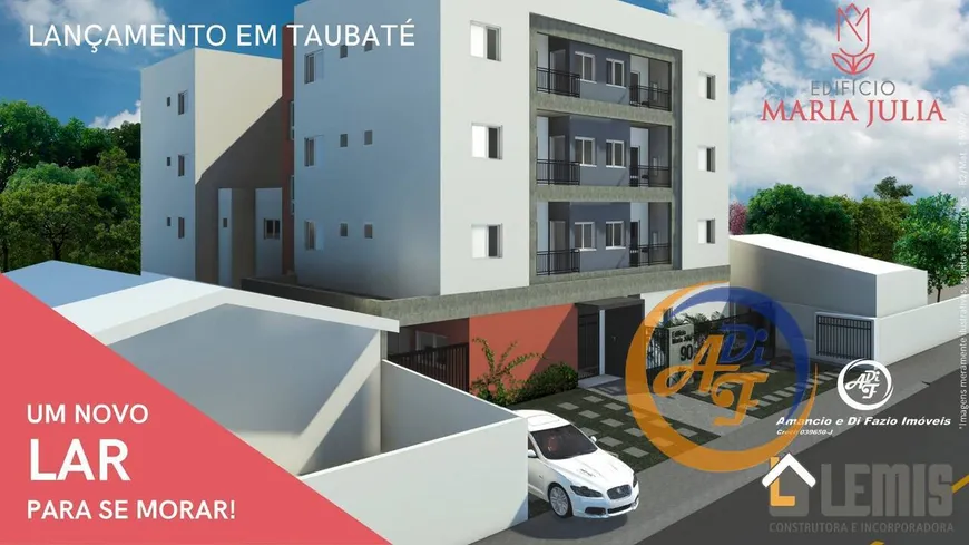Foto 1 de Apartamento com 2 Quartos à venda, 53m² em Vila São José, Taubaté