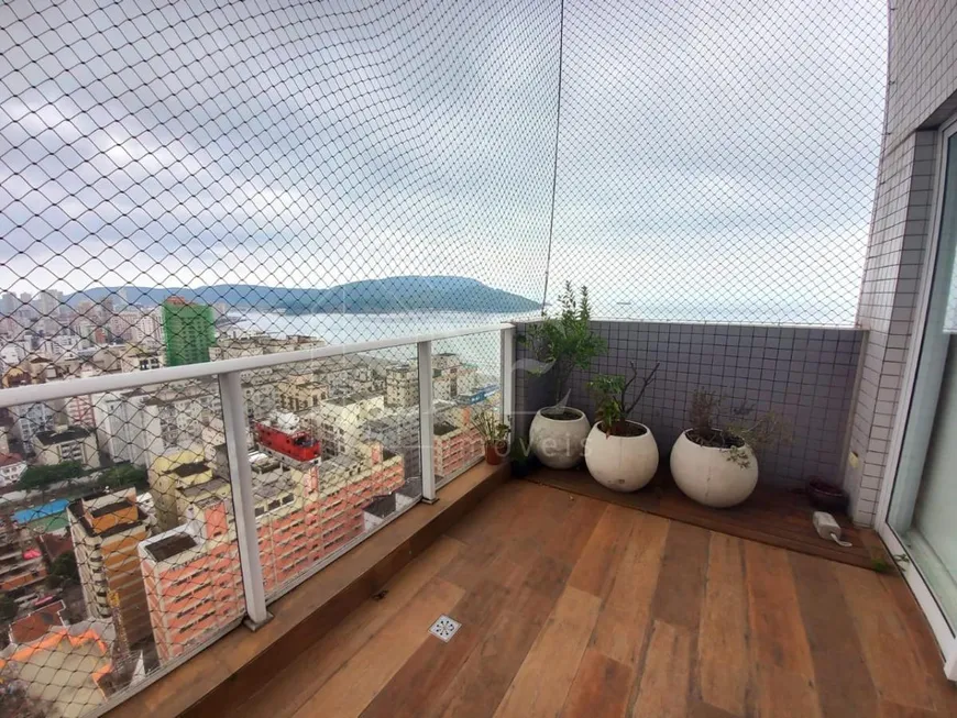 Foto 1 de Apartamento com 4 Quartos à venda, 244m² em Embaré, Santos
