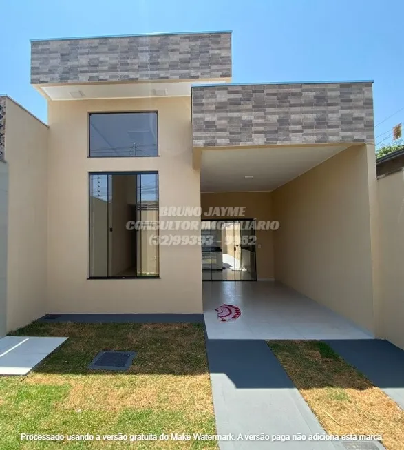 Foto 1 de Casa com 3 Quartos à venda, 100m² em Parque Brasilia 2 Etapa, Anápolis