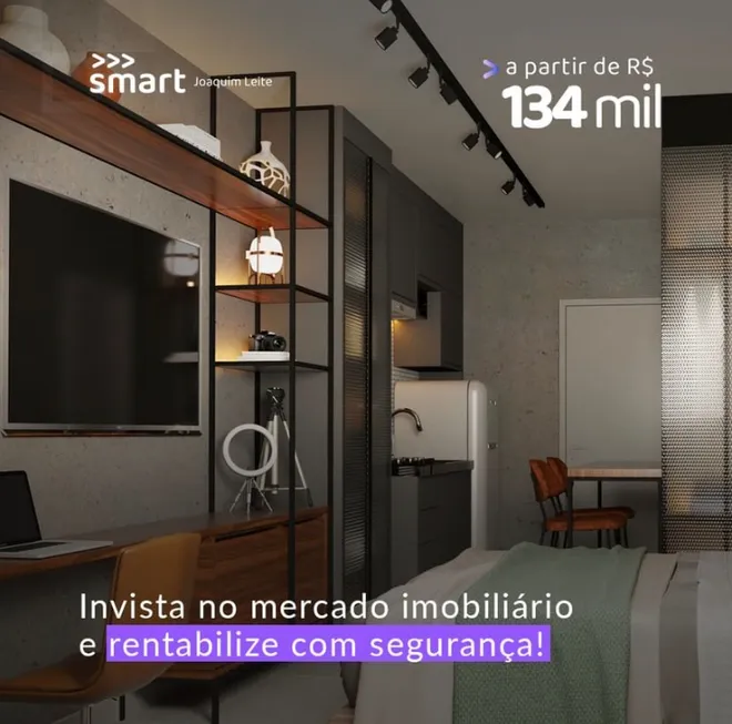 Foto 1 de Apartamento com 1 Quarto à venda, 28m² em Centro, Barra Mansa