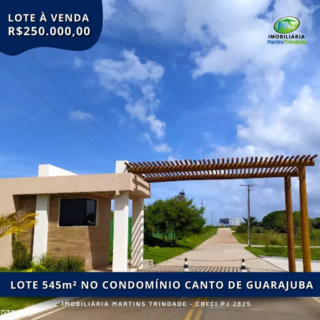 Foto 1 de Lote/Terreno à venda, 545m² em Guarajuba, Camaçari