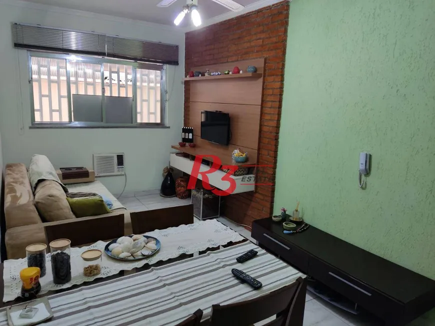 Foto 1 de Apartamento com 2 Quartos à venda, 75m² em Gonzaga, Santos