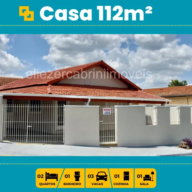 Foto 1 de Casa com 2 Quartos à venda, 112m² em Jardim Bela Vista II, Artur Nogueira