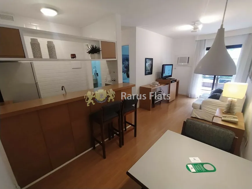 Foto 1 de Flat com 1 Quarto para alugar, 40m² em Jardins, São Paulo