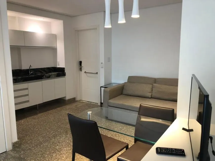 Foto 1 de Flat com 1 Quarto para alugar, 29m² em Buritis, Belo Horizonte