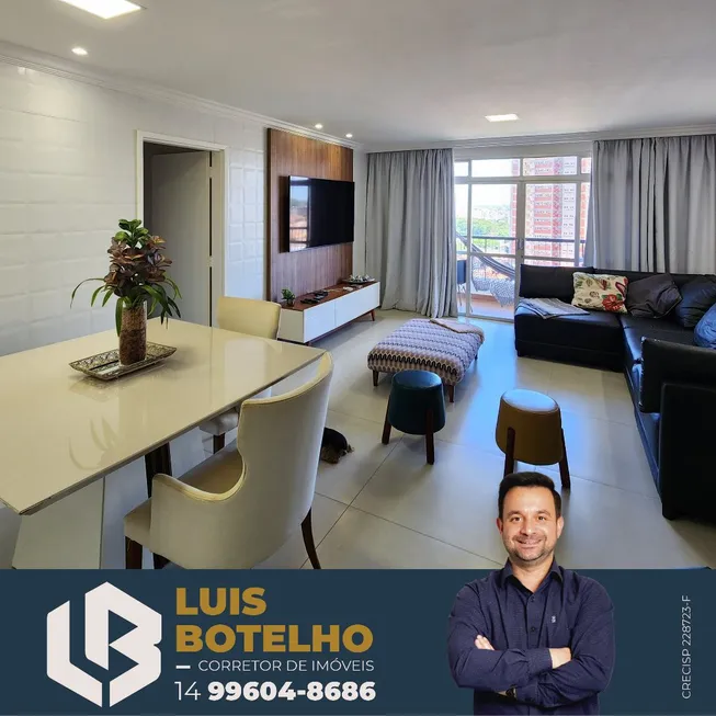 Foto 1 de Apartamento com 3 Quartos à venda, 113m² em Jardim Panorama, Bauru