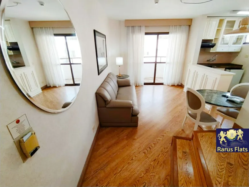 Foto 1 de Flat com 1 Quarto para alugar, 48m² em Bela Vista, São Paulo