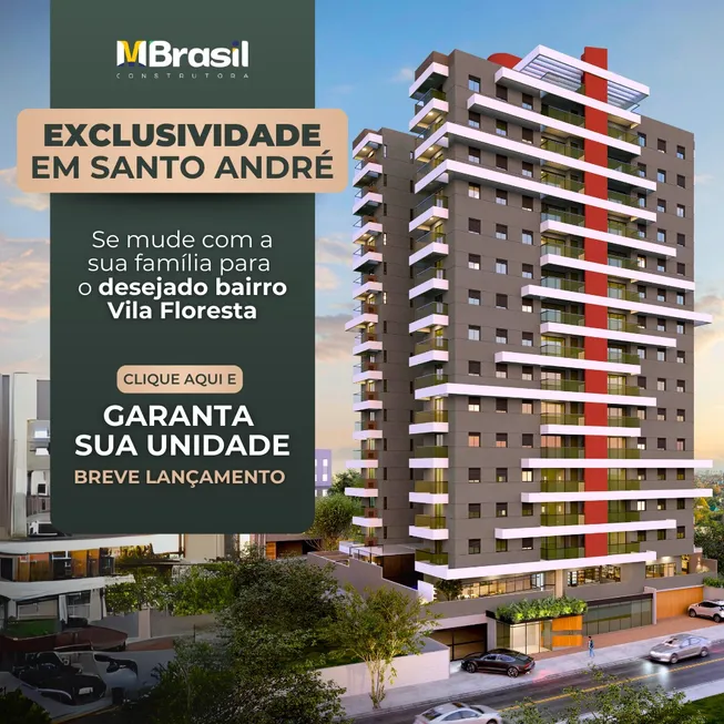 Foto 1 de Apartamento com 3 Quartos à venda, 83m² em Vila Floresta, Santo André