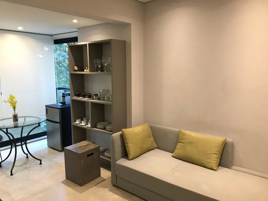 Foto 1 de Flat com 1 Quarto para alugar, 35m² em Jardim Paulista, São Paulo