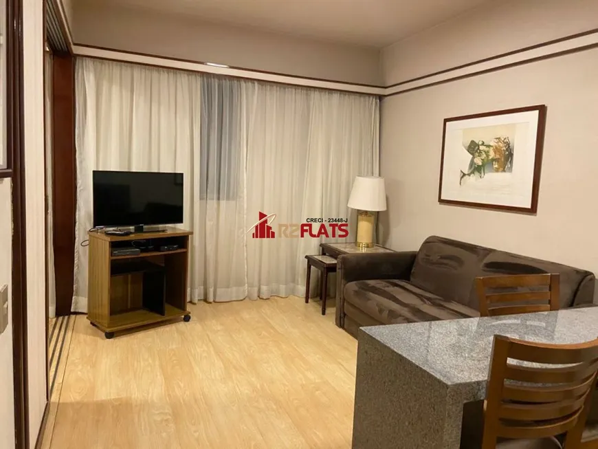 Foto 1 de Flat com 1 Quarto para alugar, 33m² em Jardins, São Paulo