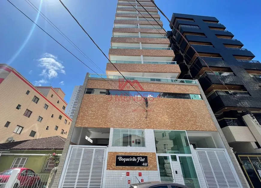 Foto 1 de Flat com 1 Quarto à venda, 41m² em Boqueirão, Praia Grande