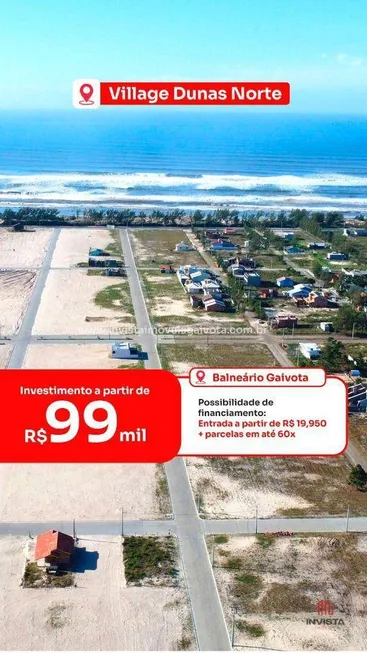 Foto 1 de Lote/Terreno à venda, 300m² em Village Dunas Norte, Balneário Gaivota