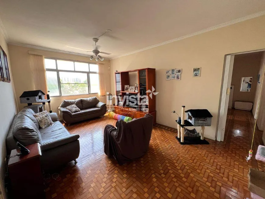 Foto 1 de Apartamento com 3 Quartos à venda, 140m² em Vila Belmiro, Santos