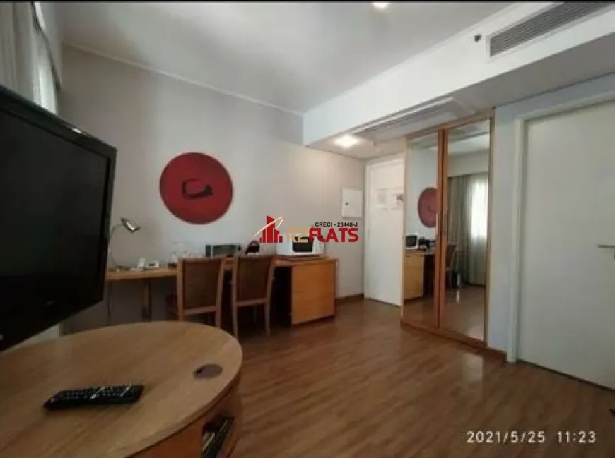 Foto 1 de Flat com 1 Quarto à venda, 28m² em Moema, São Paulo