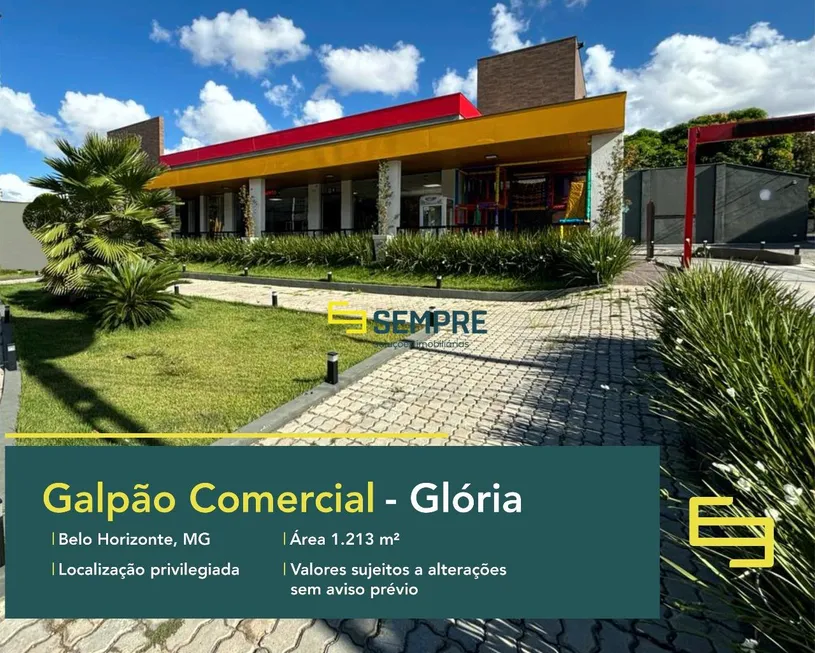 Foto 1 de Galpão/Depósito/Armazém à venda, 1213m² em Glória, Belo Horizonte