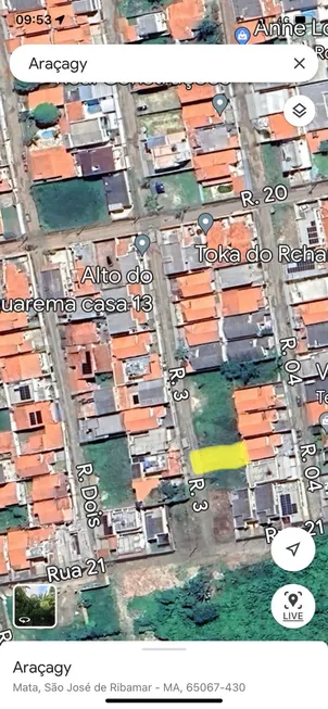 Foto 1 de Lote/Terreno à venda, 200m² em Araçagy, São José de Ribamar