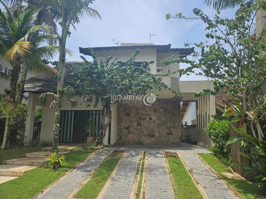 Foto 1 de Casa de Condomínio com 3 Quartos para alugar, 250m² em Balneário Praia do Pernambuco, Guarujá