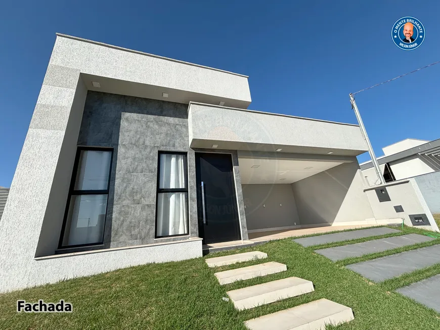 Foto 1 de Casa de Condomínio com 3 Quartos à venda, 160m² em Jardins Barcelona, Senador Canedo