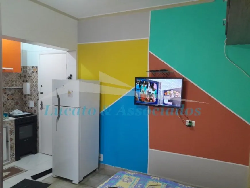 Foto 1 de Apartamento com 1 Quarto à venda, 23m² em Cidade Ocian, Praia Grande