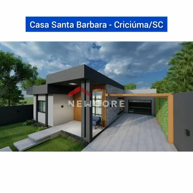 Foto 1 de Casa com 3 Quartos à venda, 200m² em Santa Barbara, Criciúma