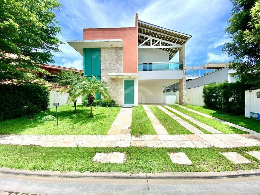 Foto 1 de Casa de Condomínio com 4 Quartos para alugar, 380m² em Alphaville Fortaleza, Fortaleza