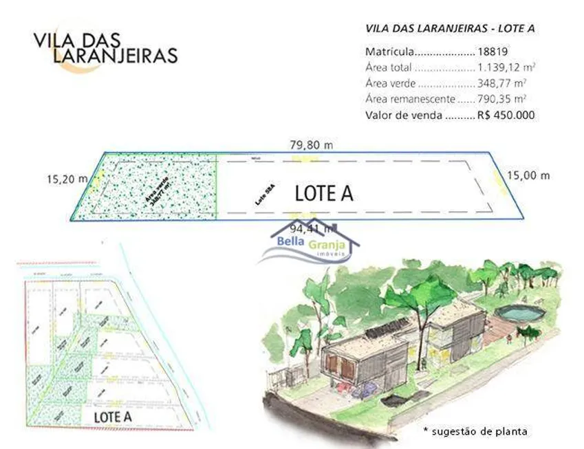 Foto 1 de Lote/Terreno à venda, 1139m² em Granja Viana, Carapicuíba