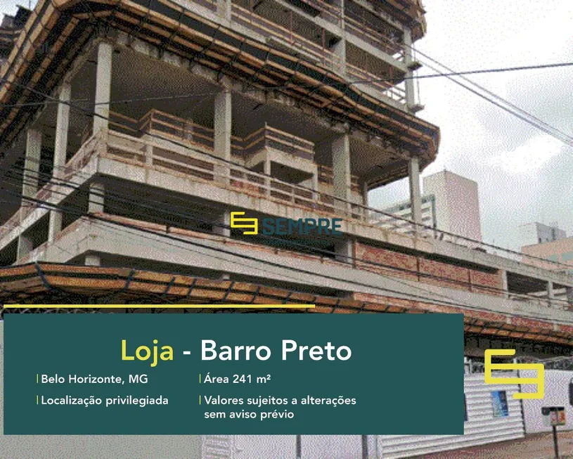 Foto 1 de Ponto Comercial à venda, 242m² em Barro Preto, Belo Horizonte