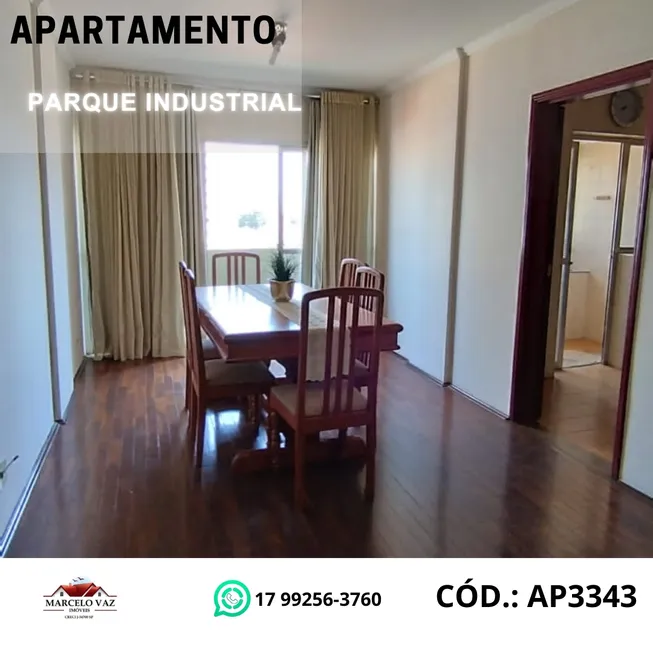 Foto 1 de Apartamento com 3 Quartos à venda, 96m² em Parque Industrial, São José do Rio Preto