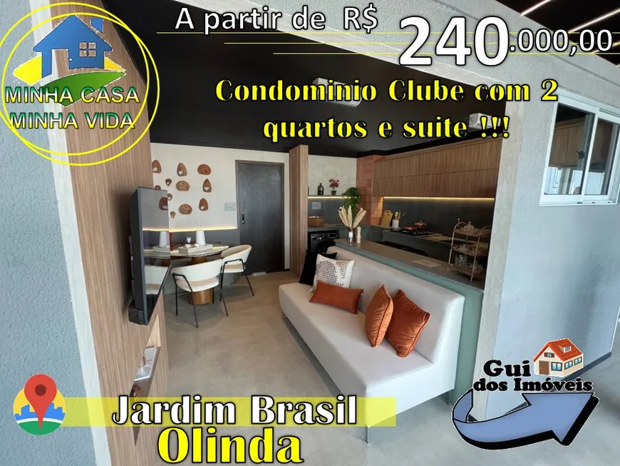 Foto 1 de Apartamento com 2 Quartos à venda, 45m² em Paulista, Paulista