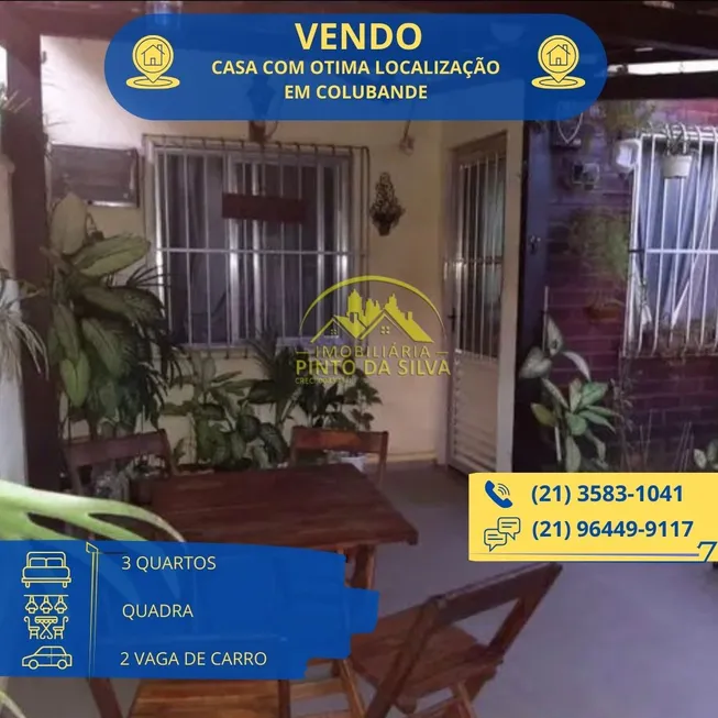 Foto 1 de Apartamento com 3 Quartos à venda, 84m² em Colubandê, São Gonçalo