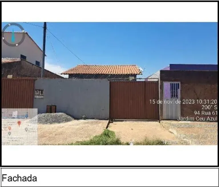 Foto 1 de Casa com 1 Quarto à venda, 67m² em Jardim Céu Azul, Valparaíso de Goiás