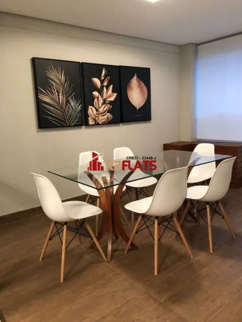 Foto 1 de Flat com 2 Quartos para alugar, 68m² em Brooklin, São Paulo