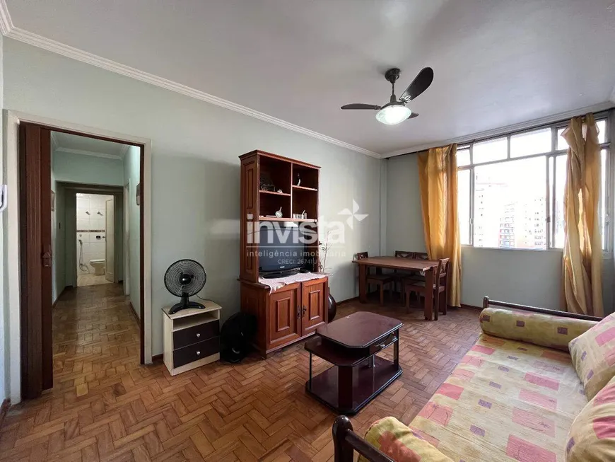 Foto 1 de Apartamento com 2 Quartos para alugar, 90m² em Gonzaga, Santos