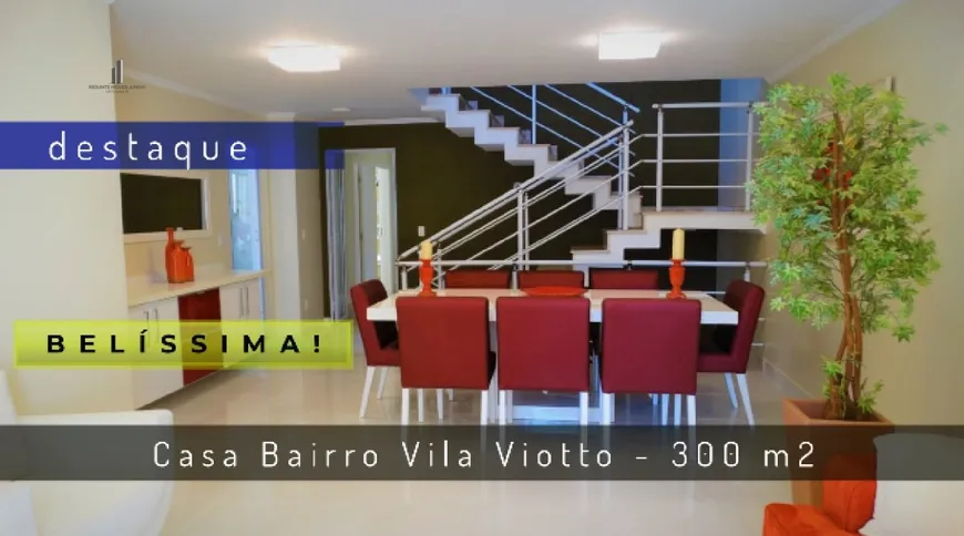 Foto 1 de Casa com 4 Quartos à venda, 384m² em Vila Vioto, Jundiaí