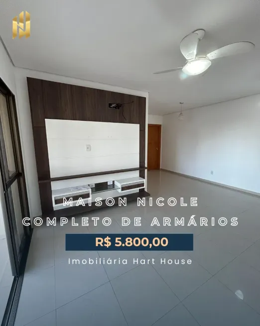 Foto 1 de Apartamento com 3 Quartos para alugar, 127m² em Duque de Caxias, Cuiabá