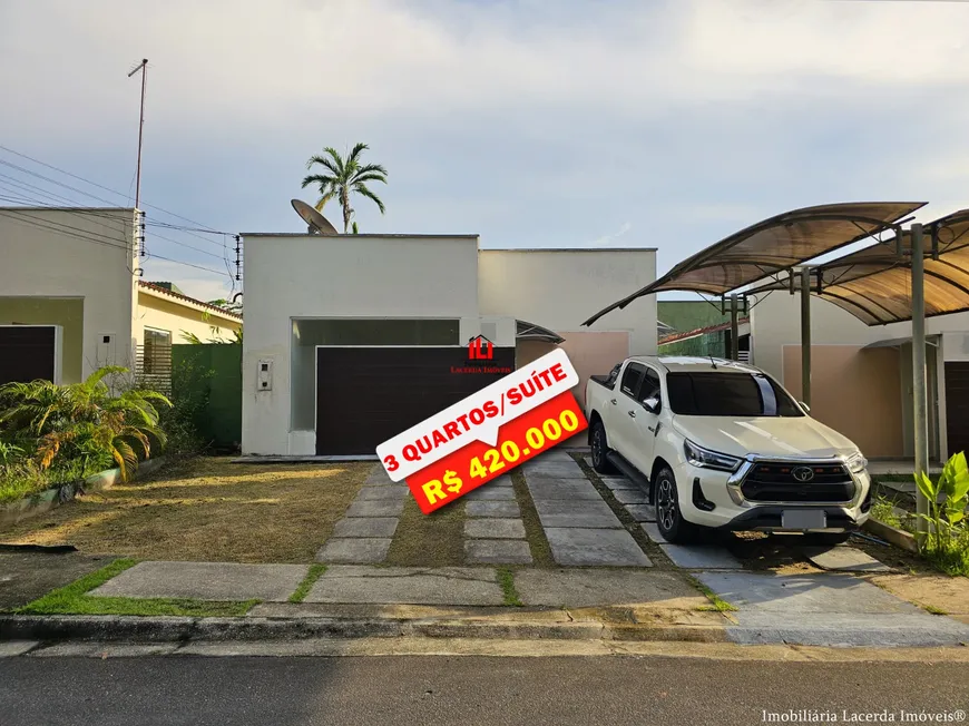 Foto 1 de Casa de Condomínio com 3 Quartos à venda, 70m² em Tarumã Açu, Manaus