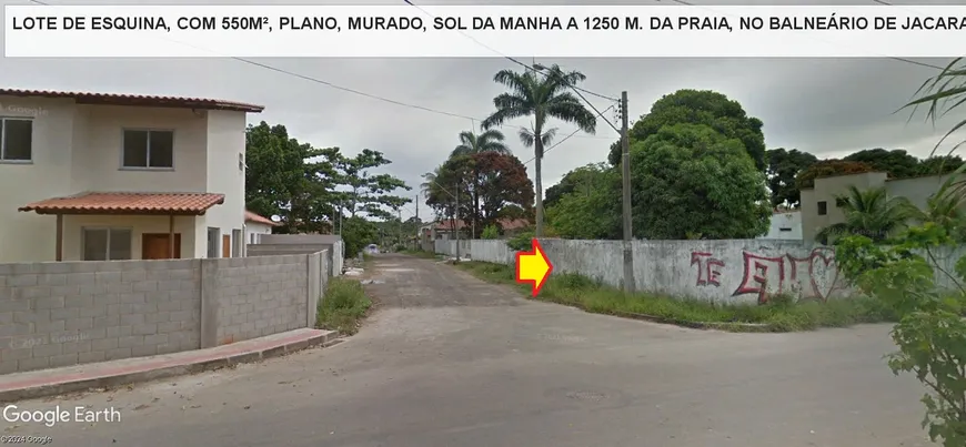 Foto 1 de Lote/Terreno à venda, 550m² em Enseada de Jacaraípe, Serra