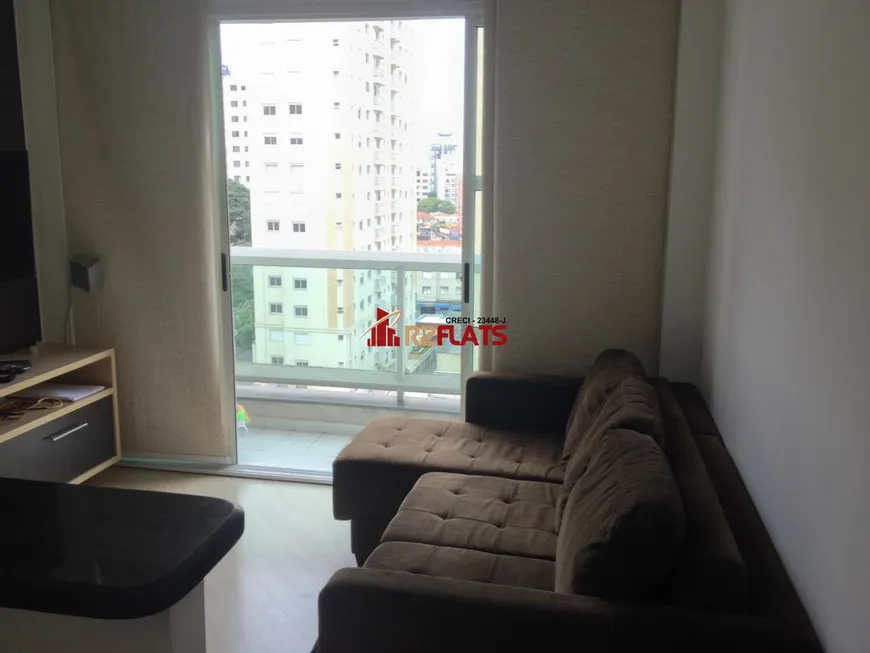 Foto 1 de Flat com 1 Quarto para alugar, 44m² em Moema, São Paulo