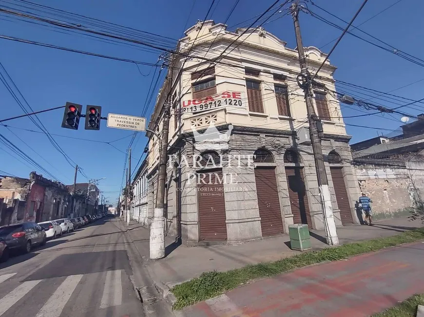 Foto 1 de Sala Comercial para alugar, 300m² em Paquetá, Santos