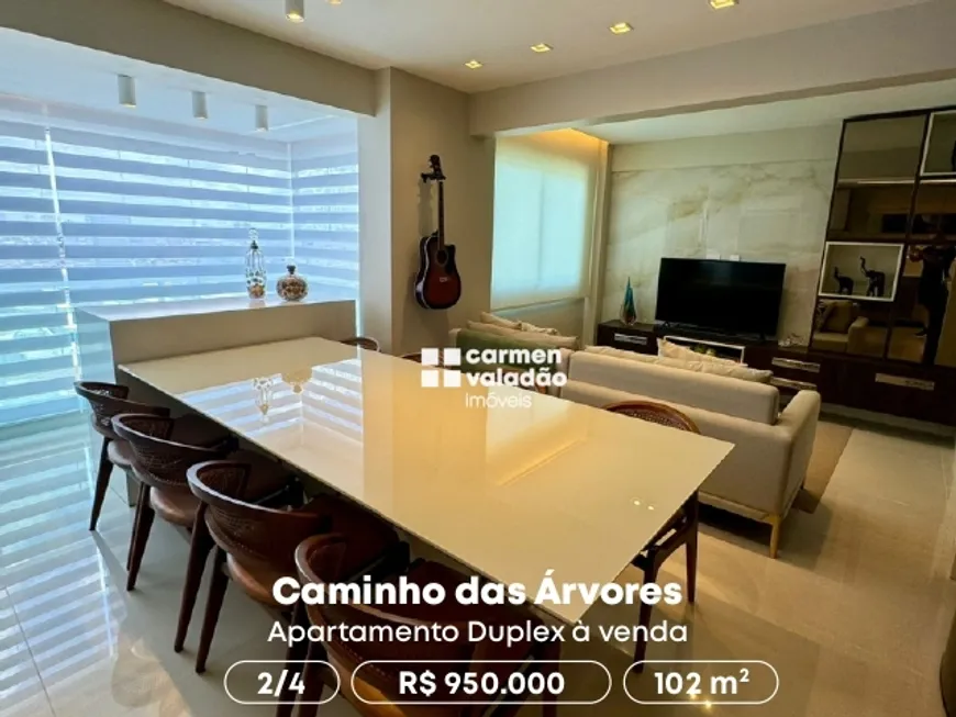 Foto 1 de Apartamento com 2 Quartos à venda, 102m² em Caminho Das Árvores, Salvador