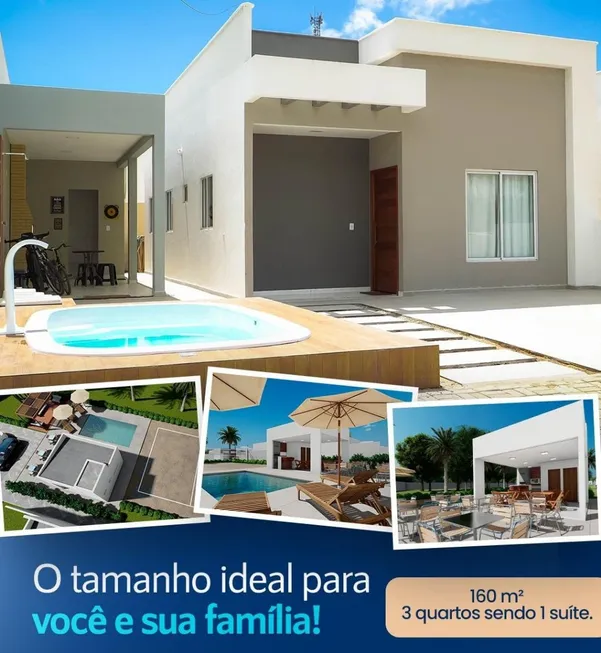 Foto 1 de Casa com 3 Quartos à venda, 74m² em , Marechal Deodoro