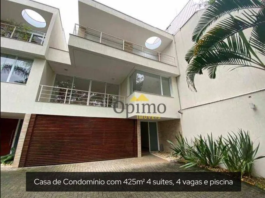Foto 1 de Casa de Condomínio com 4 Quartos para venda ou aluguel, 425m² em Brooklin, São Paulo