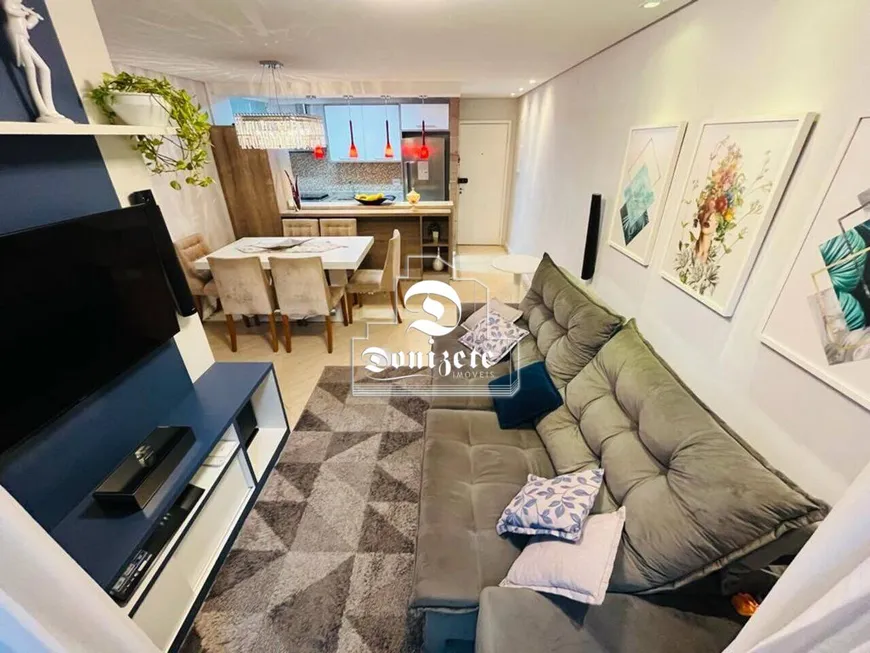 Foto 1 de Apartamento com 3 Quartos à venda, 72m² em Vila Alzira, Santo André