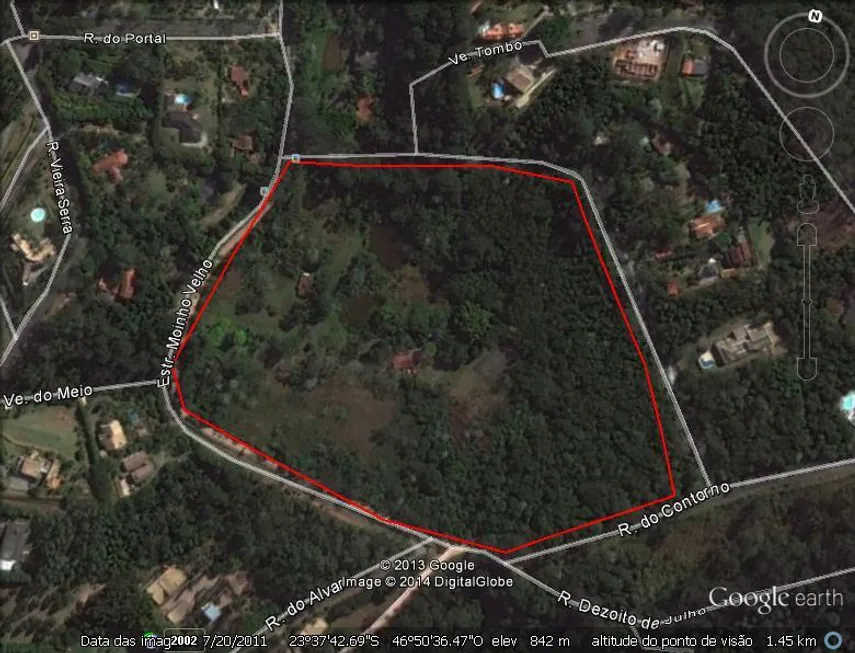 Foto 1 de Lote/Terreno à venda, 90000m² em Moinho Velho, Embu das Artes